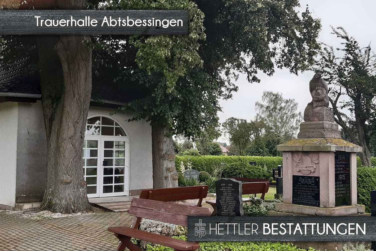 Trauerhalle und Friedhof in Abtsbessingen. Ihr Ort des Abschieds mit Hettler Bestattungen.