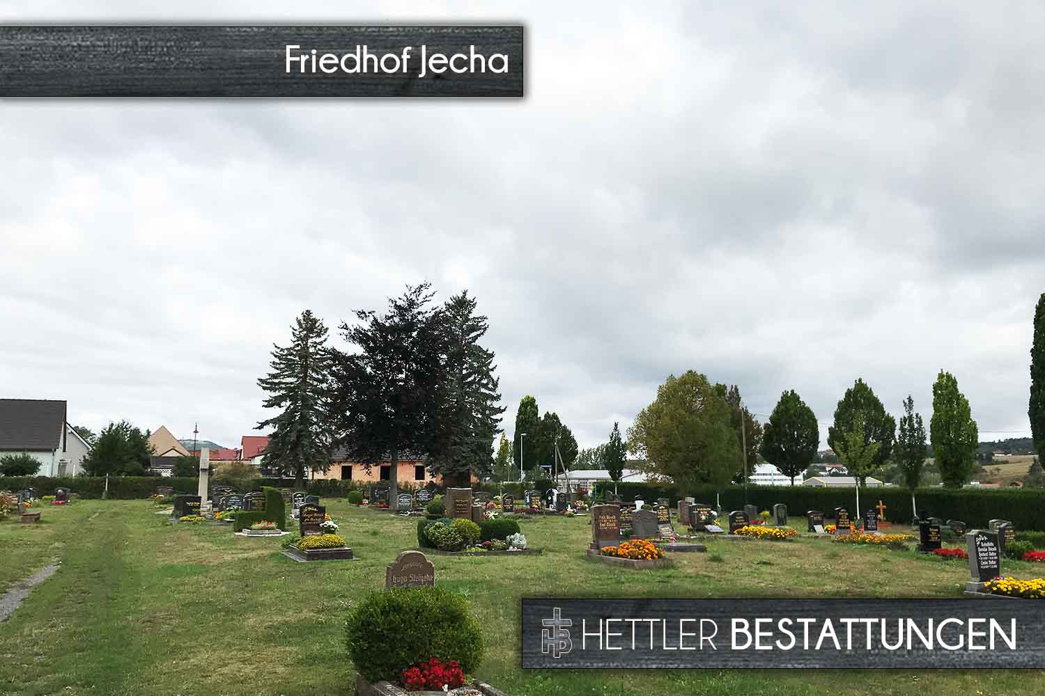 Friedhof in Sondershausen-Jecha. Ihr Ort des Abschieds mit Hettler Bestattungen.